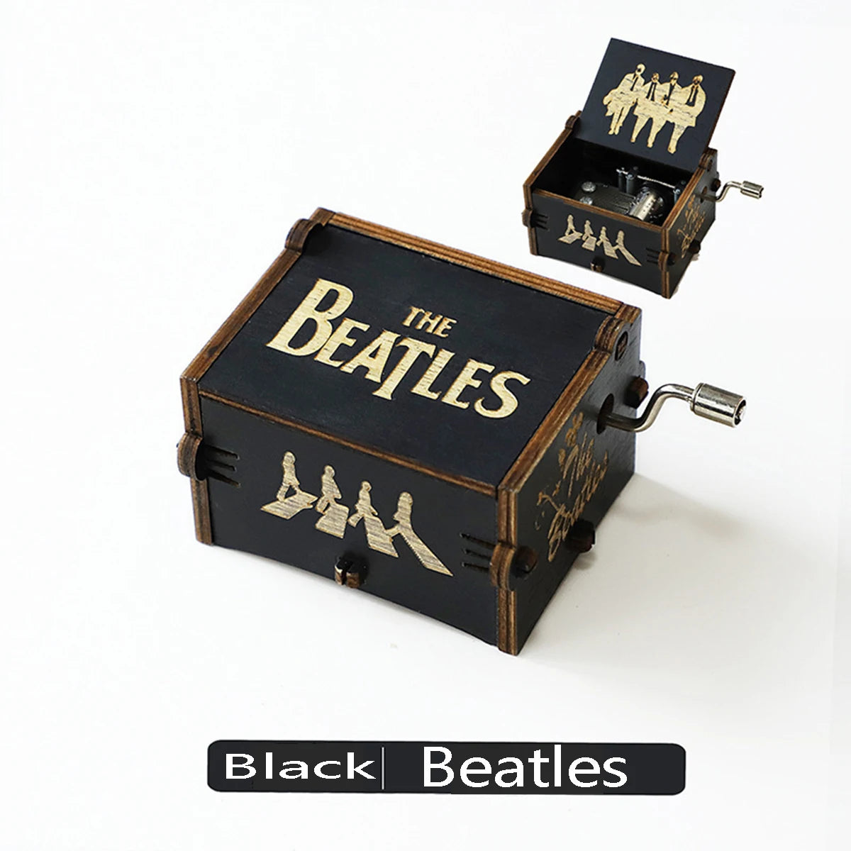 Drewniana Pozytywka z Melodią Świąt